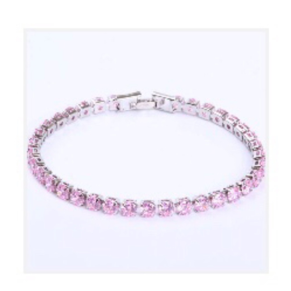 Stylish Cubic Tennis Bracelet